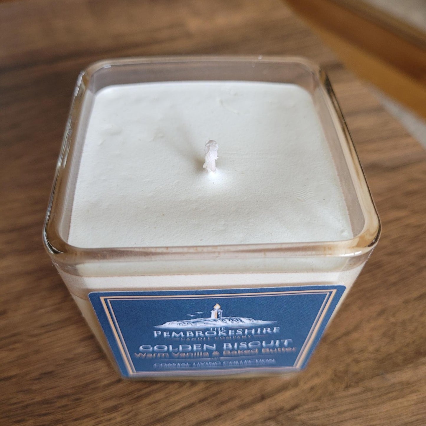 Golden Biscuit Candle by The Pembrokeshire Candle Company