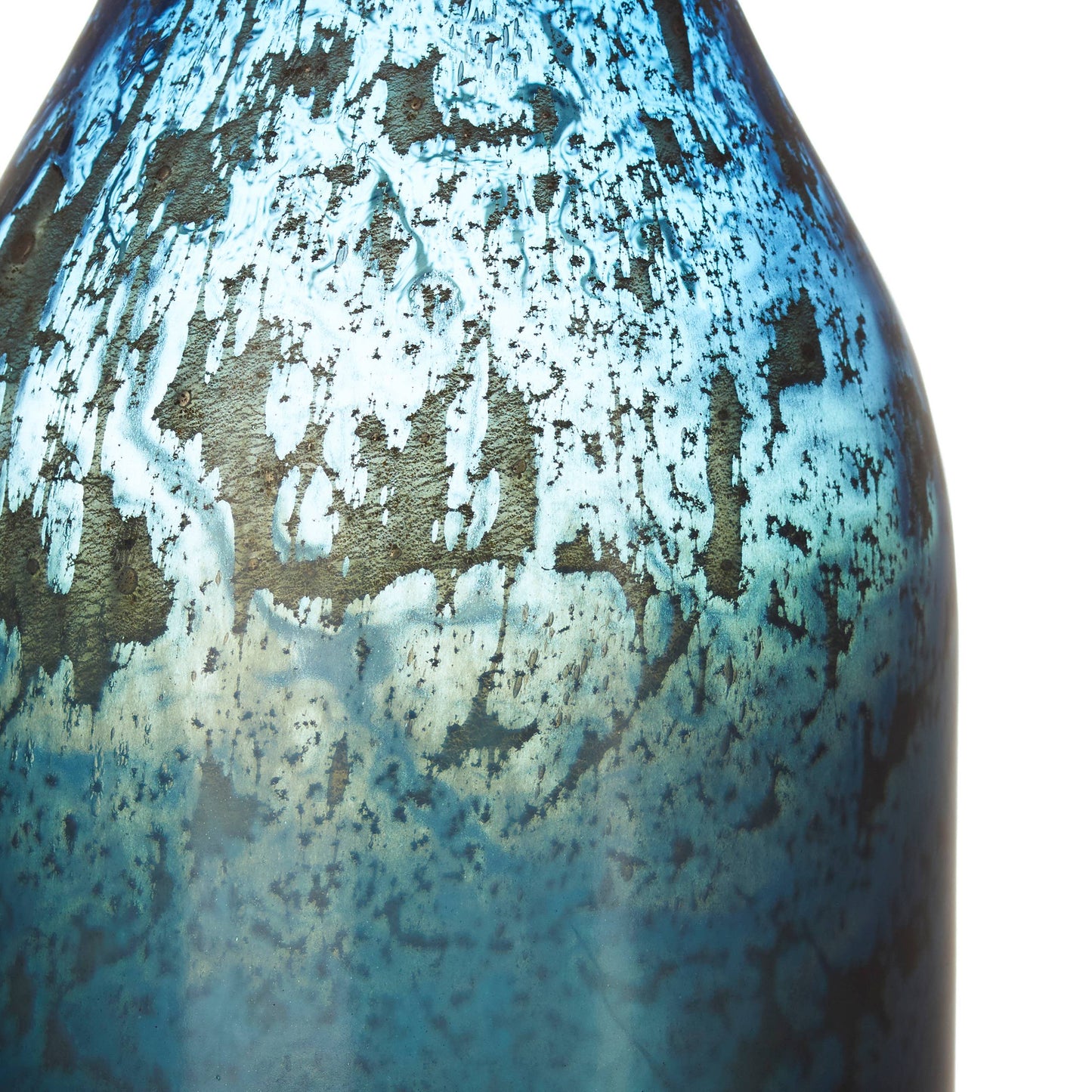 Thalassa Hand-Blown Glass Vase – Sapphire Blue 26cm