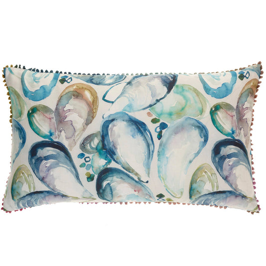 Mussel Shell Cushion Cover – Multi Blue 40 x 70cm