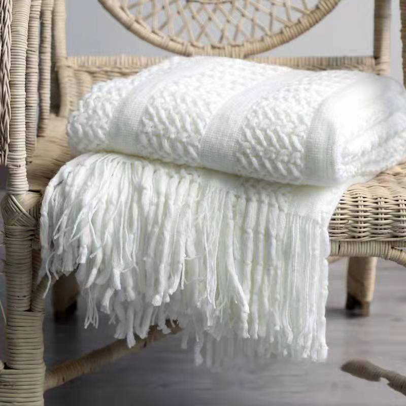 Knitted Sofa Blanket / Throw / Bed Runner
