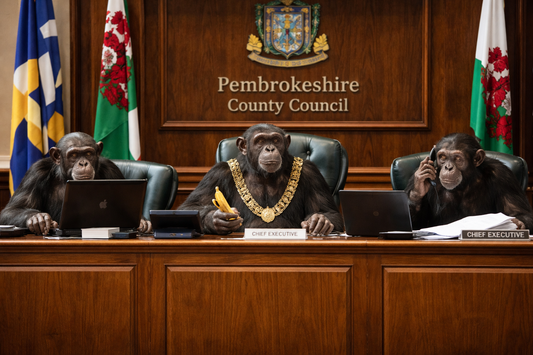 Escaped chimpanzees have been found