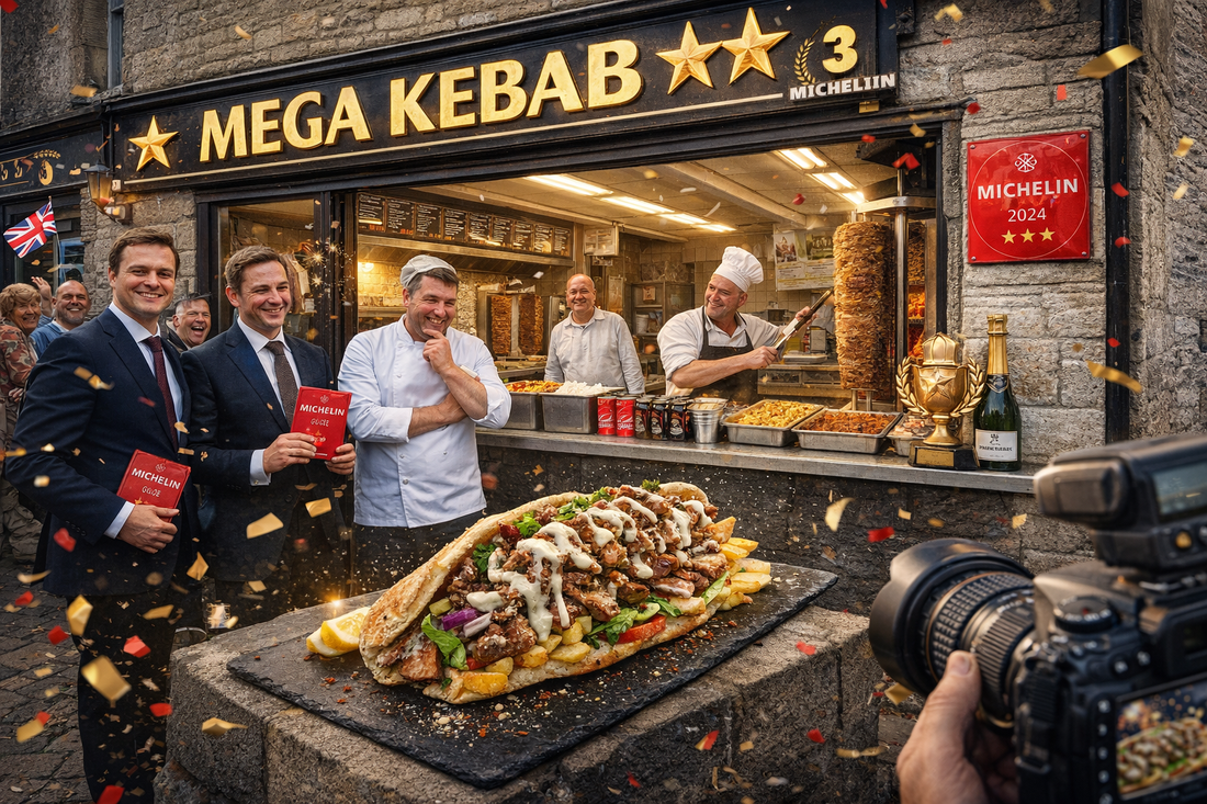 Mega Kebab wins third Michelin Star