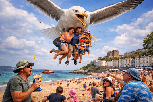 Tenby seagull steals family of 4 from Aldershot