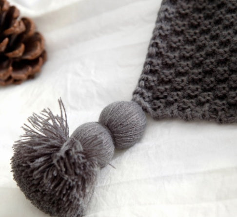 Nordic Fringed Knit Blanket/Throw
