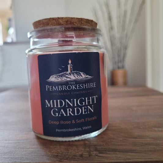 Midnight Garden Candle by The Pembrokeshire Candle Company