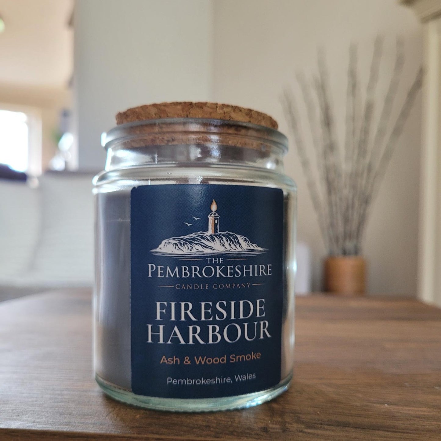 Fireside Harbour Candle by The Pembrokeshire Candle Company