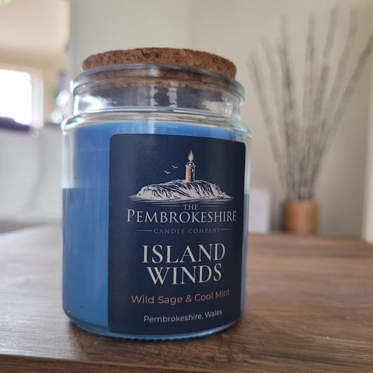 Island Winds Candle by The Pembrokeshire Candle Company