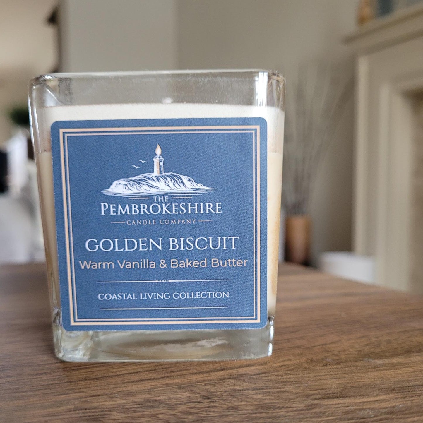 Golden Biscuit Candle by The Pembrokeshire Candle Company