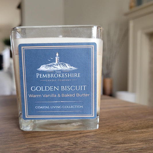 Golden Biscuit Candle by The Pembrokeshire Candle Company