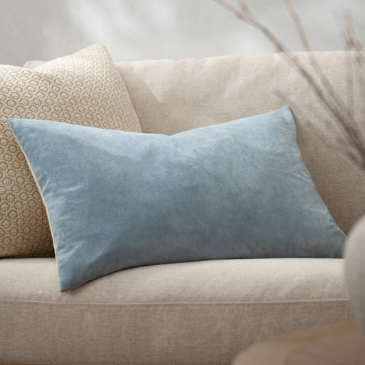 Darland Velvet Cushion Cover – Light Blue 40 x 60cm