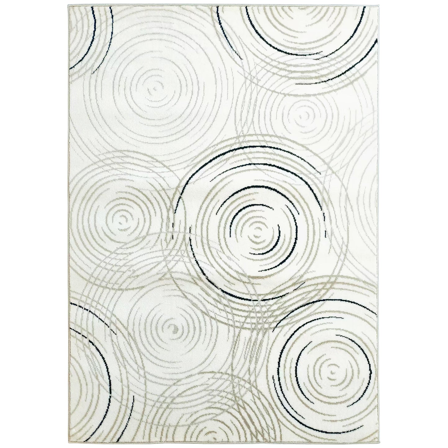 Swirl Pattern Machine Washable Rug 170 X 120cm
