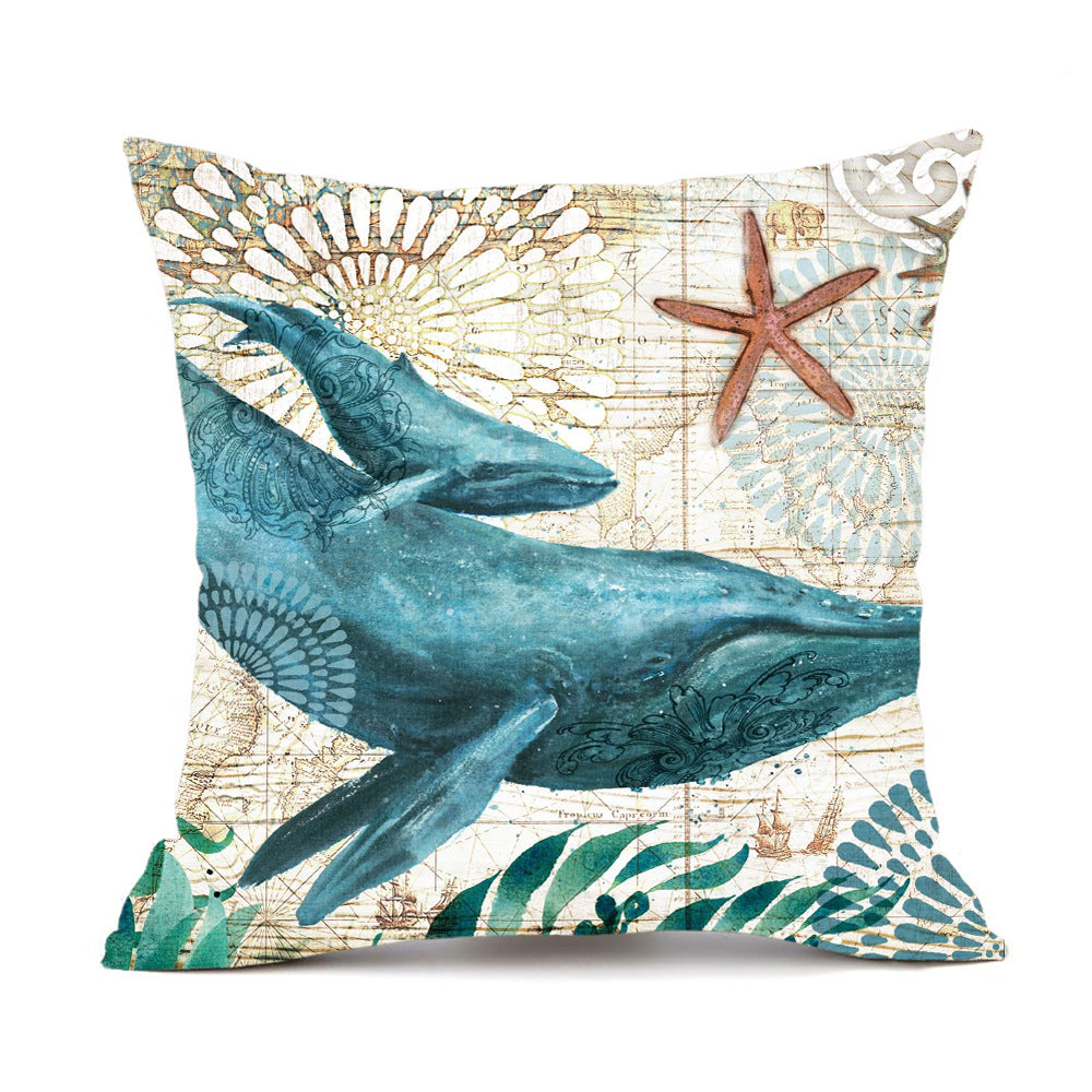 Sea-Inspired Printed Cushion Covers