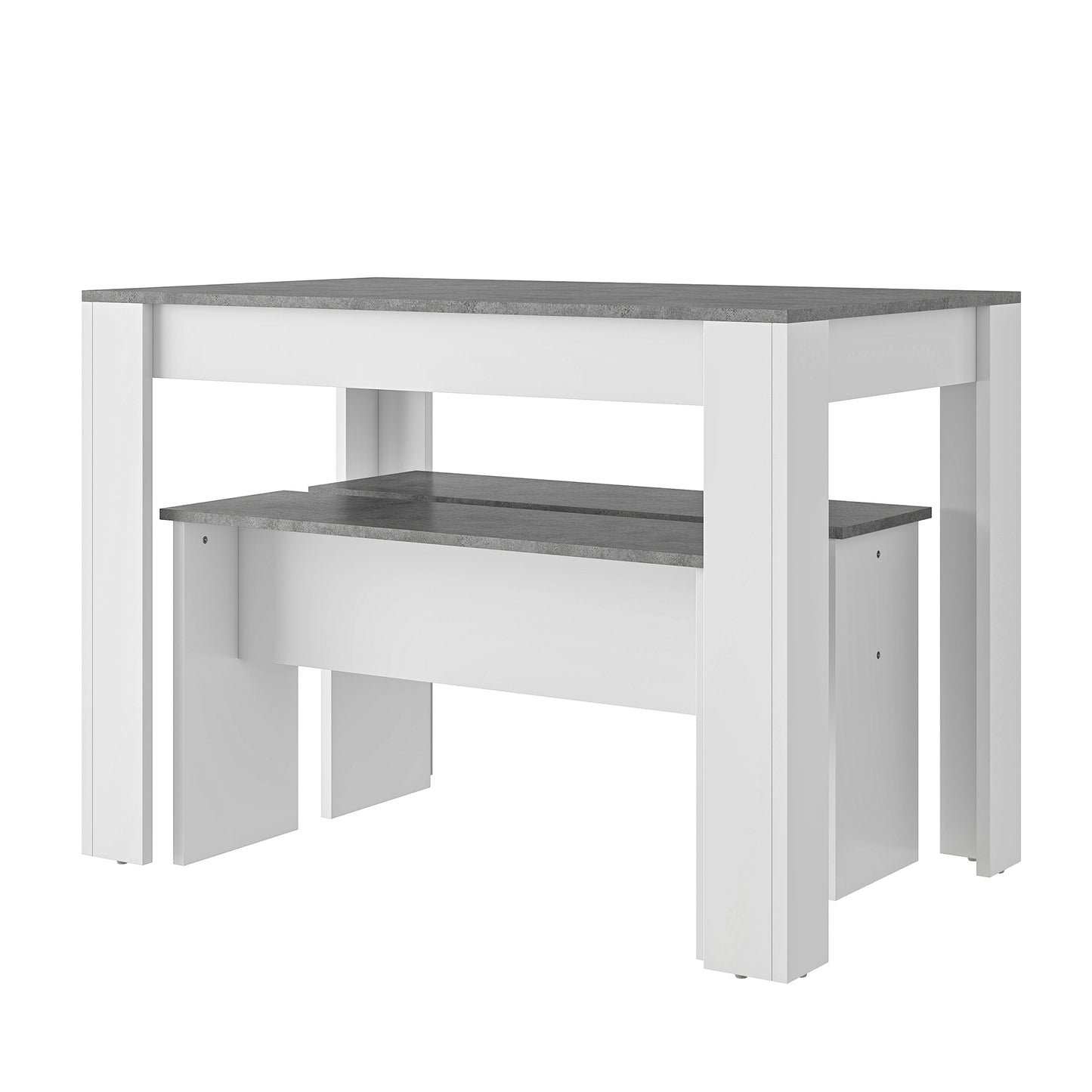 Dining Table With 2 Benches