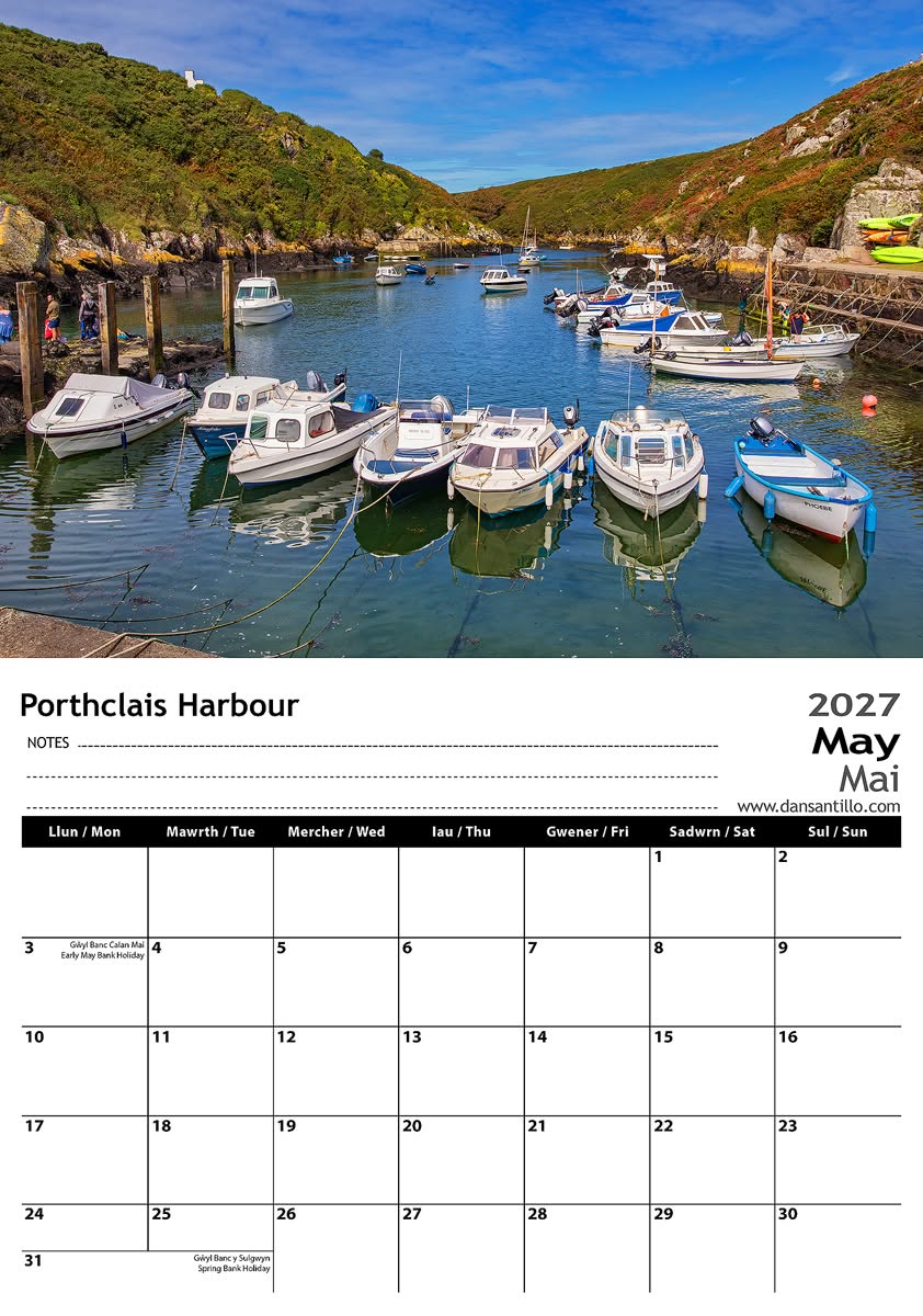 2027 Pembrokeshire Calendar
