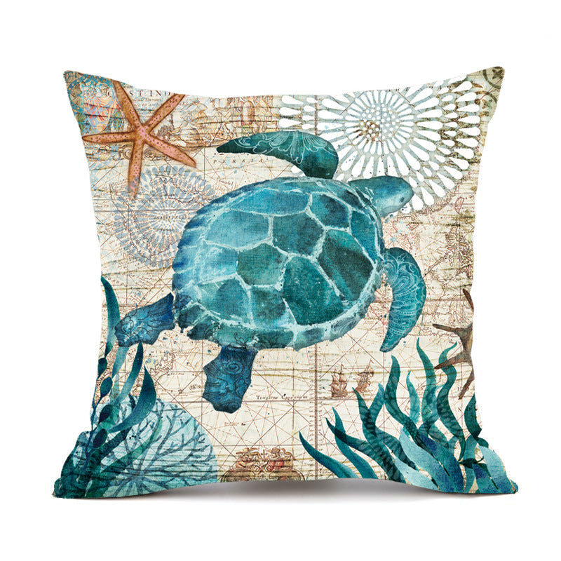 Sea-Inspired Printed Cushion Covers