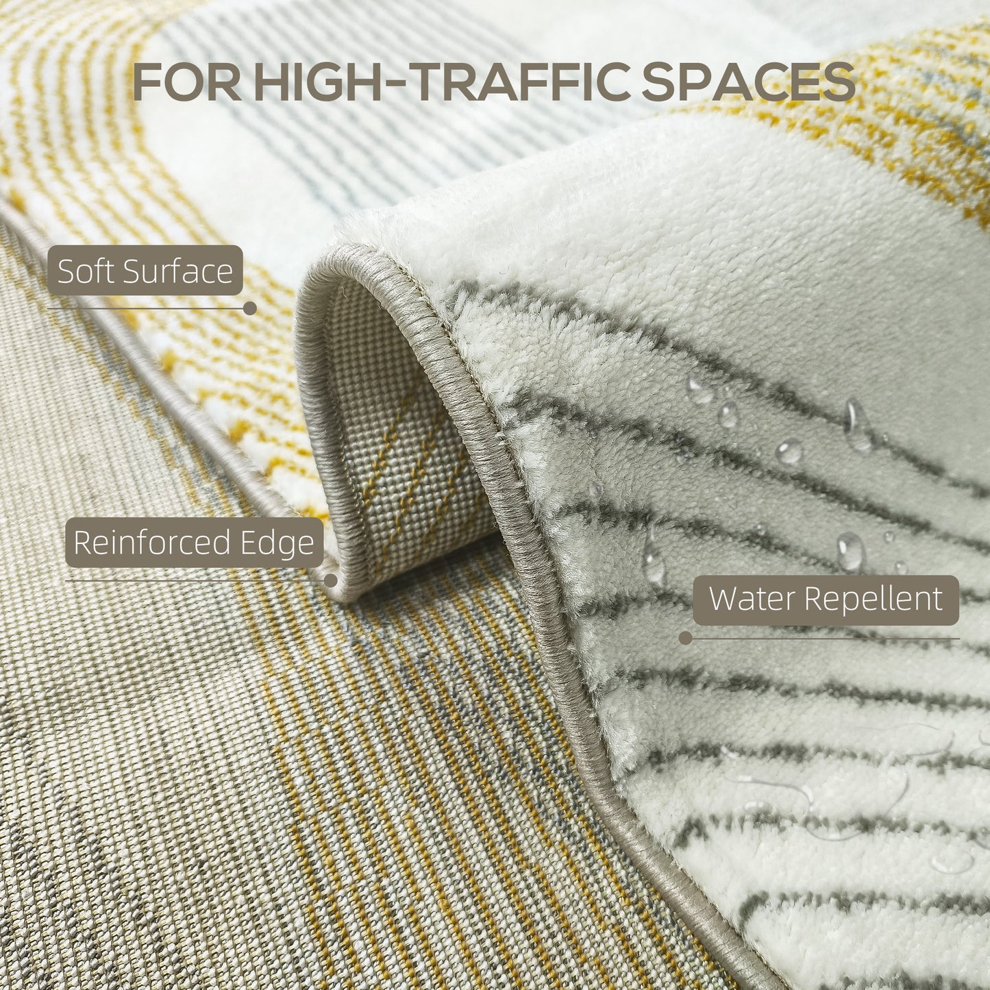Machine Washable Rug 170 X 120cm