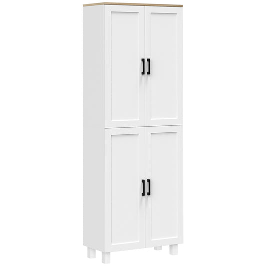 Freestanding Kitchen Cupboard With Adjustable Shelves