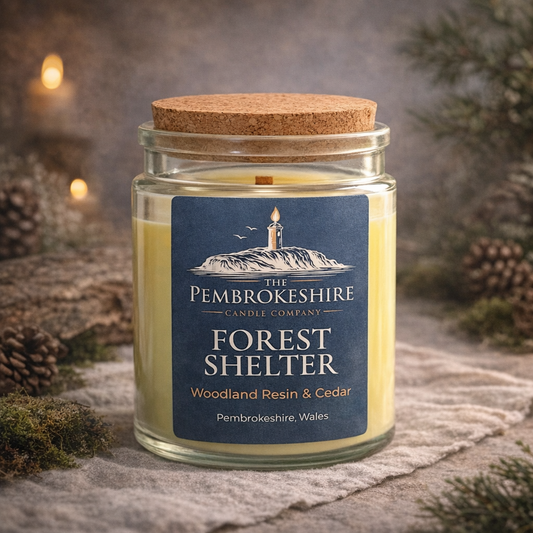 Forest Shelter Candle by The Pembrokeshire Candle Company