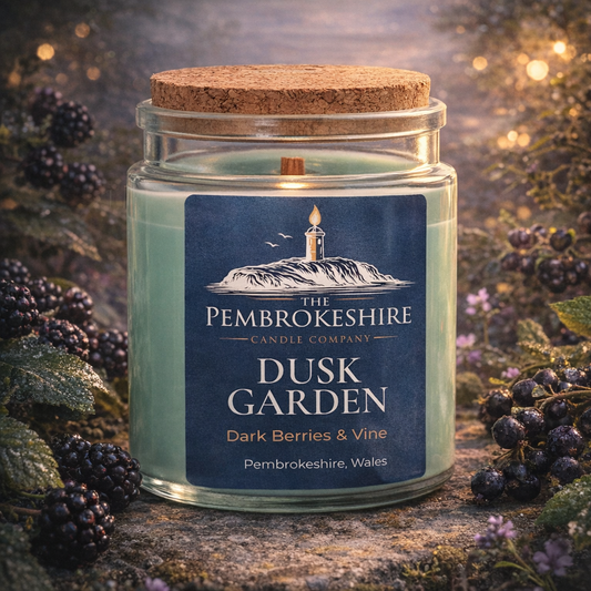 Dusk Garden Candle by The Pembrokeshire Candle Company