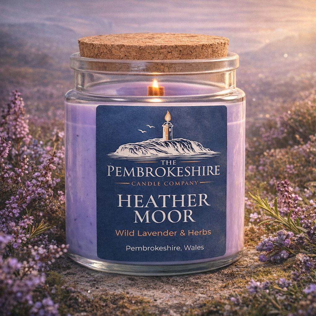 Heather Moor Candle by The Pembrokeshire Candle Company