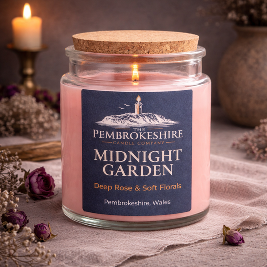 Midnight Garden Candle by The Pembrokeshire Candle Company
