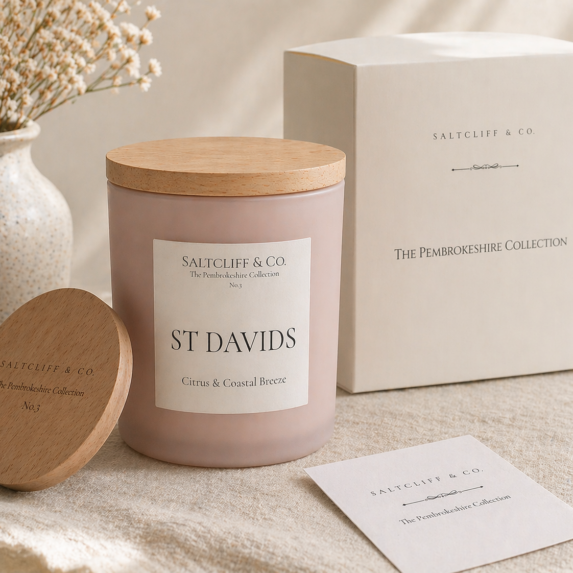ST DAVIDS - Citrus & Coastal Breeze Luxury Candle