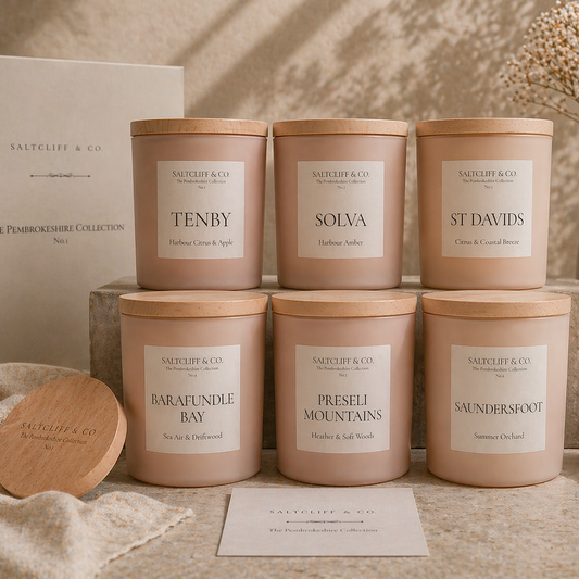 Saltcliff & Co Candles - The Complete Pembrokeshire Collection (6 Luxury Candles)