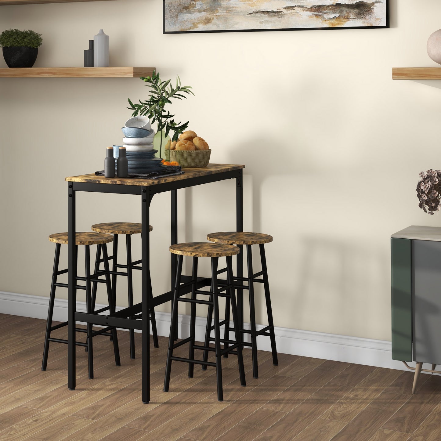 5 Piece Dining Table And Chair Set