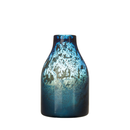 Thalassa Hand-Blown Glass Vase – Sapphire Blue 26cm