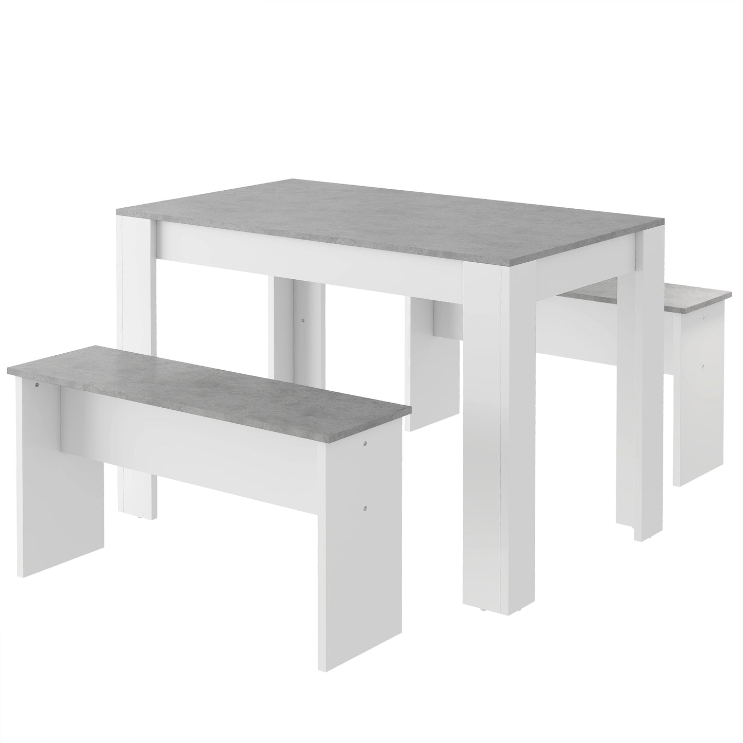 Dining Table With 2 Benches