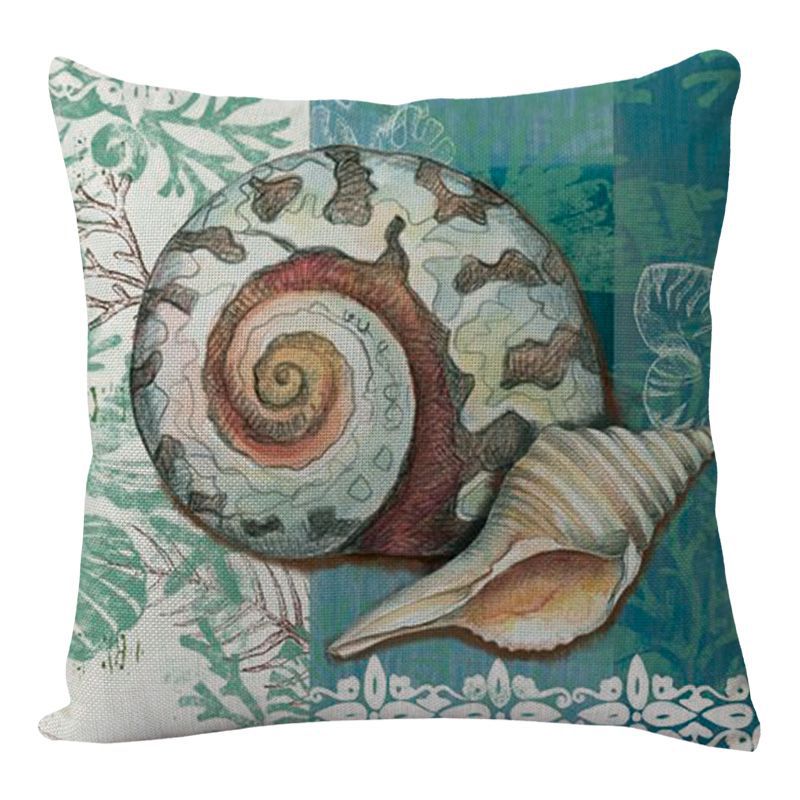 Sea-Inspired Printed Cushion Covers