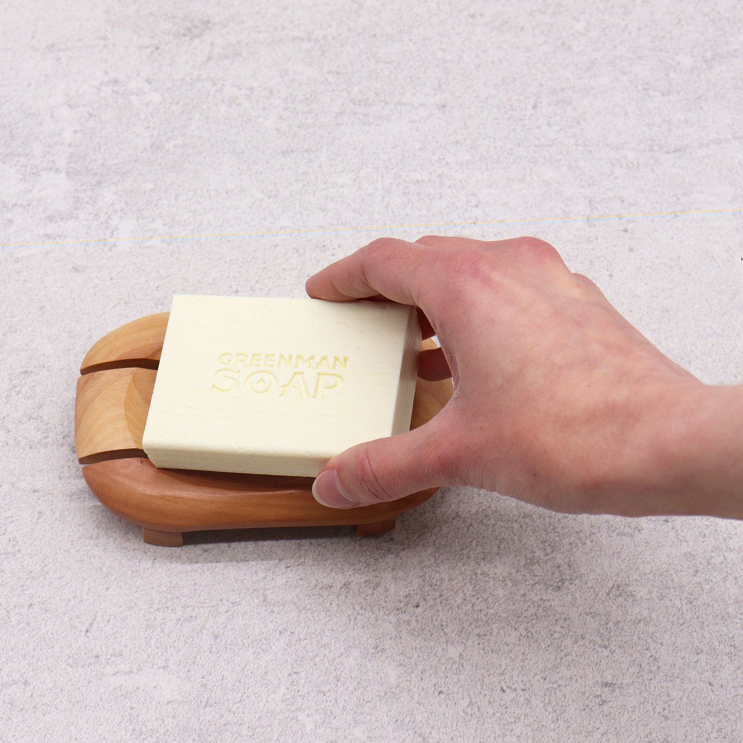 Handcrafted Mahogany Soap Dish