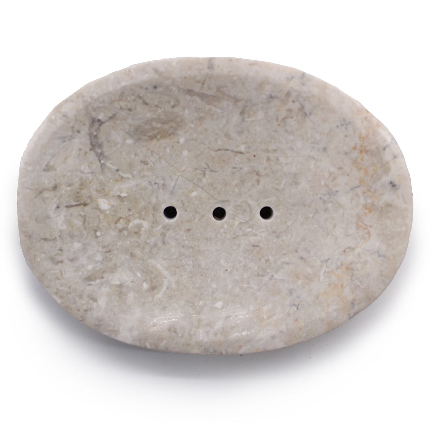 Cream Marble Soap Dish