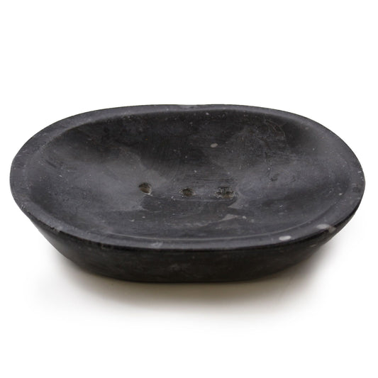 Black Marble Soap Dish