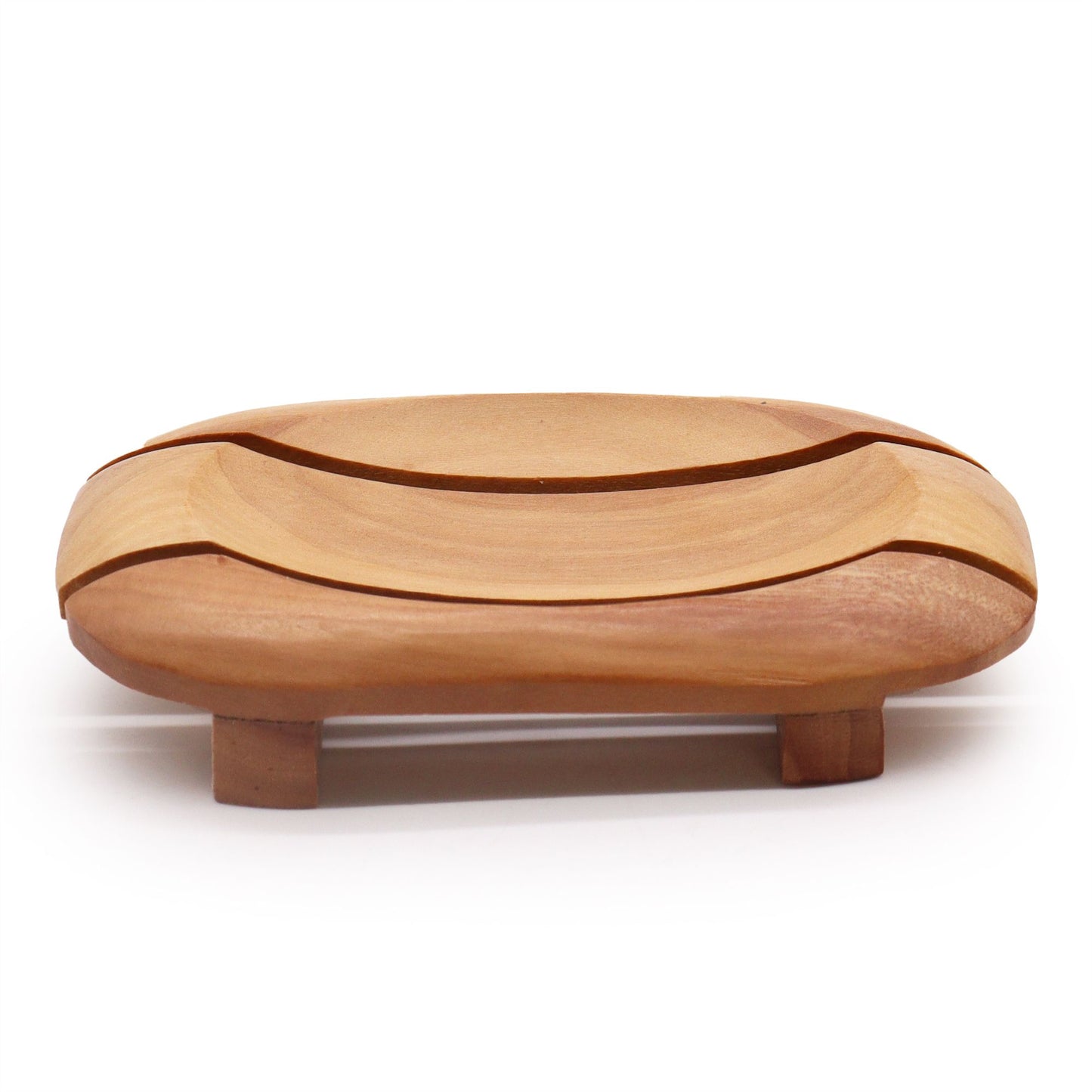 Handcrafted Mahogany Soap Dish
