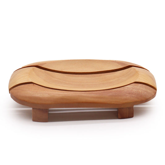 Handcrafted Mahogany Soap Dish