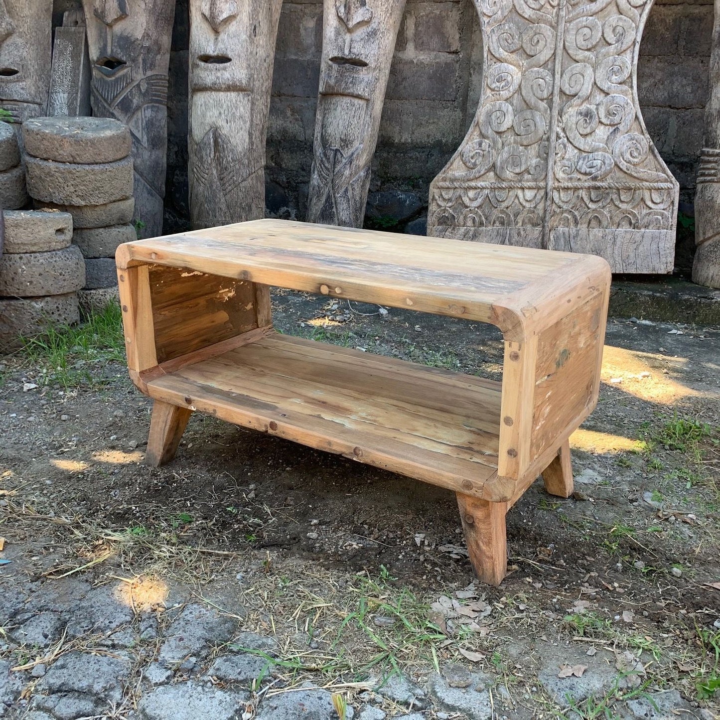 Reclaimed Timber Compact Coffee Table