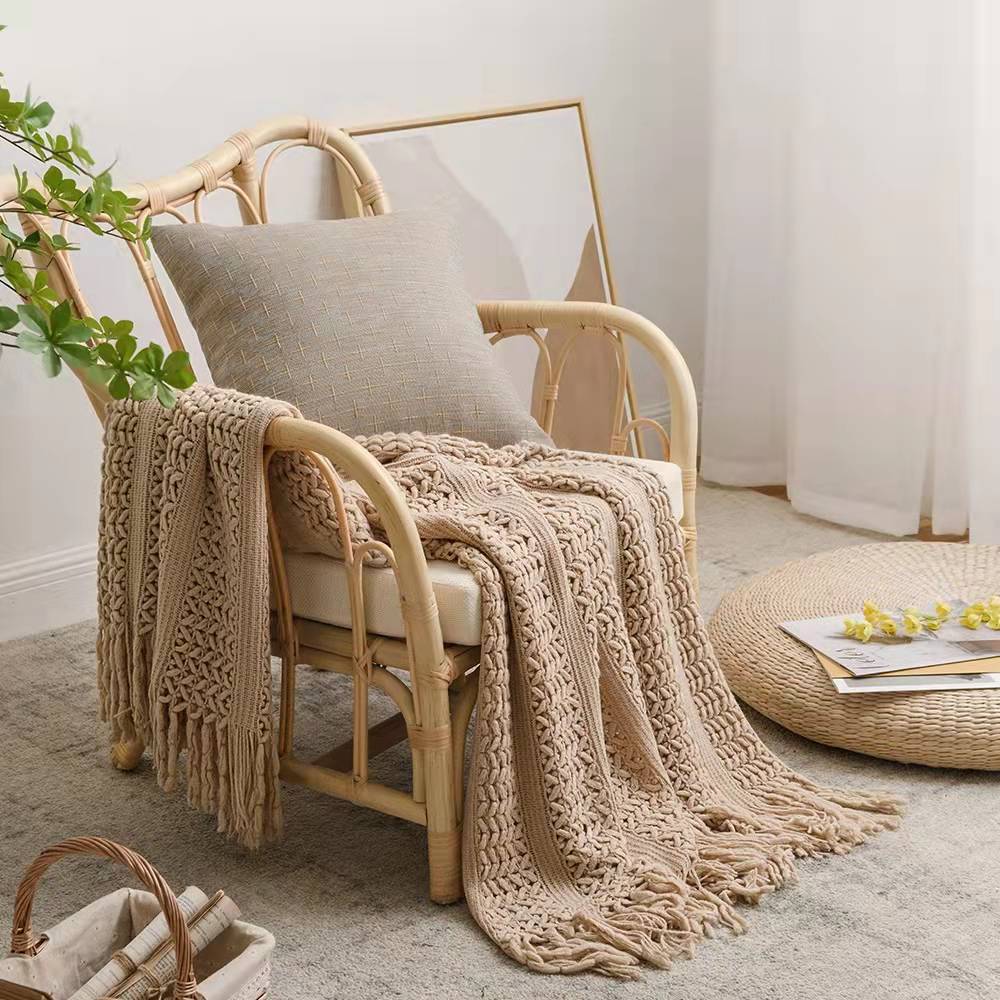 Knitted Sofa Blanket / Throw / Bed Runner