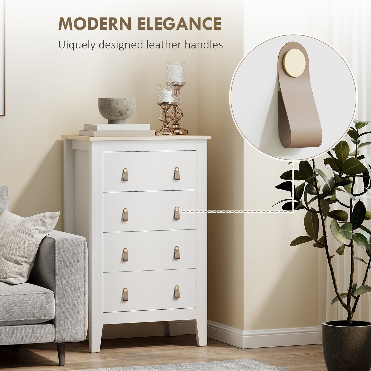 Bedroom Chest of 4 Drawers