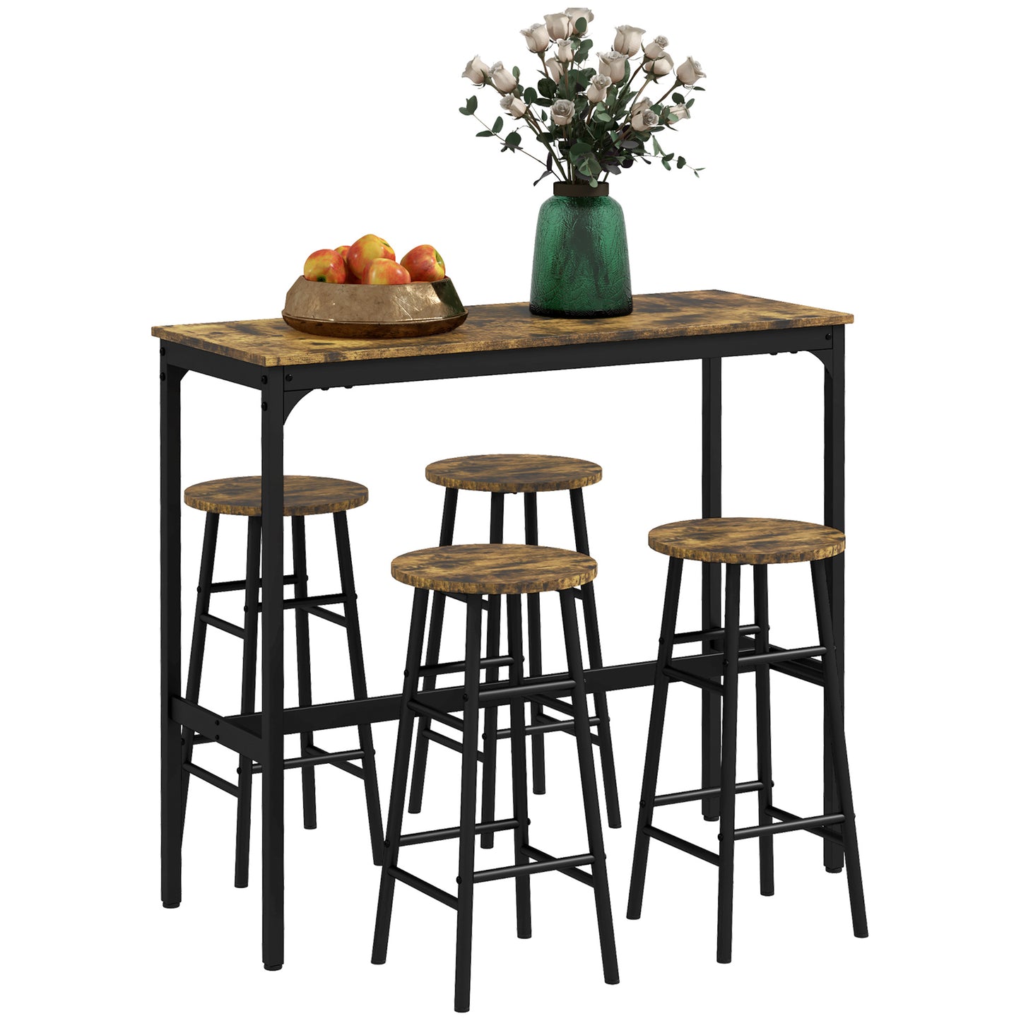 5 Piece Dining Table And Chair Set